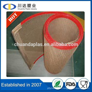 Hot Sale Taille personnalisée Revêtement lourd PTFE Fiberglass Open Mesh Conveyor Belt Ceinture en PTFE